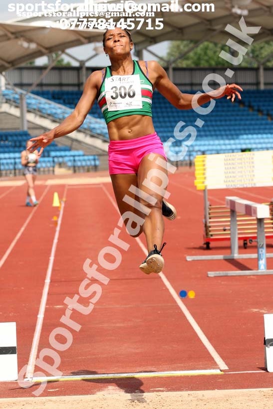 Senior womens long jump, Northern Senior and Under-20s Champs., Sports City, Manchester. Photo: David T. Hewitson/Sports for All Pics